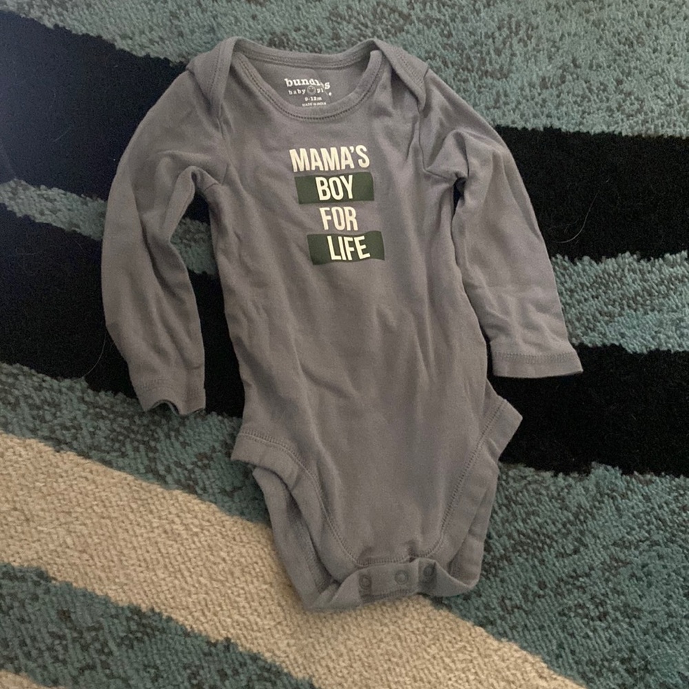 Mama’s boy for life onesie 9-12 months